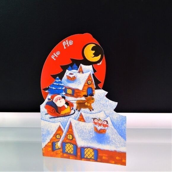 Vintage Christmas Greeting Cards 1980s England - Picture 5 of 6